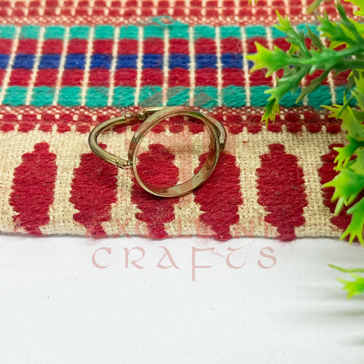 12mm Round Brass Finger Ring