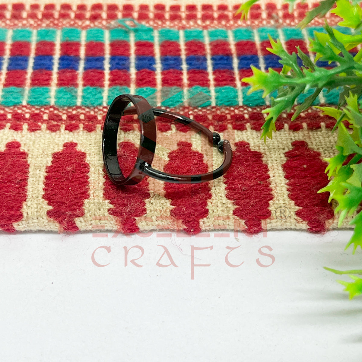 12mm Round Brass Finger Ring