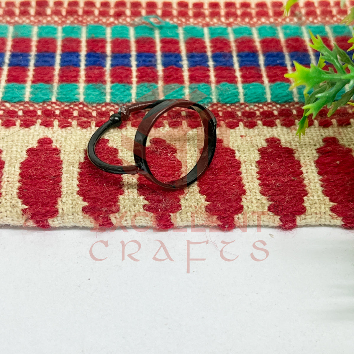 12mm Round Brass Finger Ring