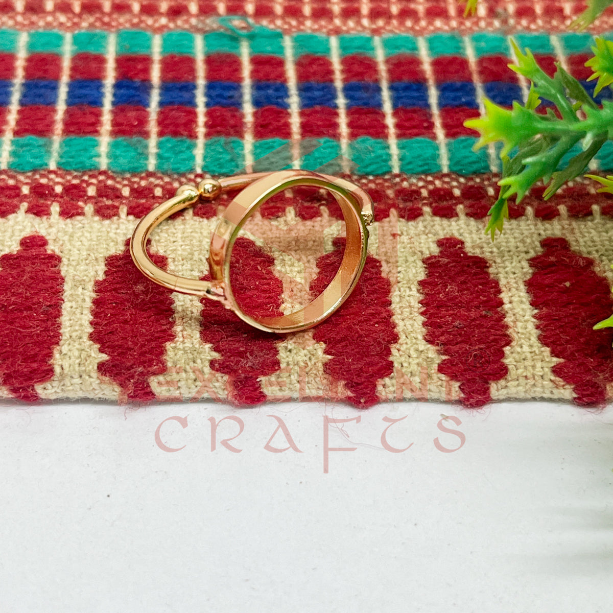 12mm Round Brass Finger Ring