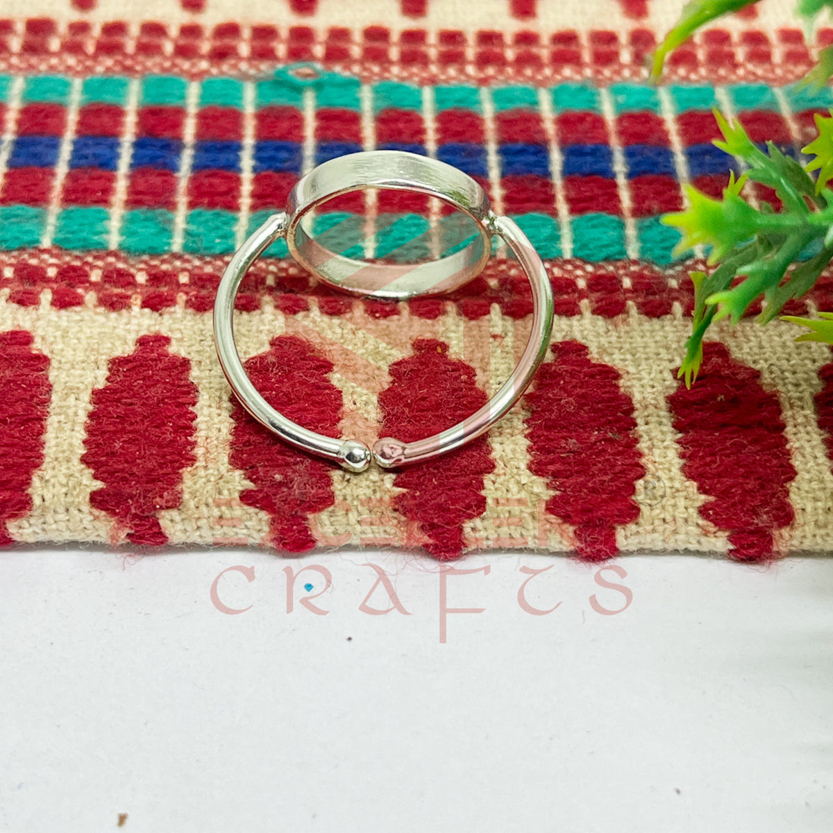 12mm Round Brass Finger Ring