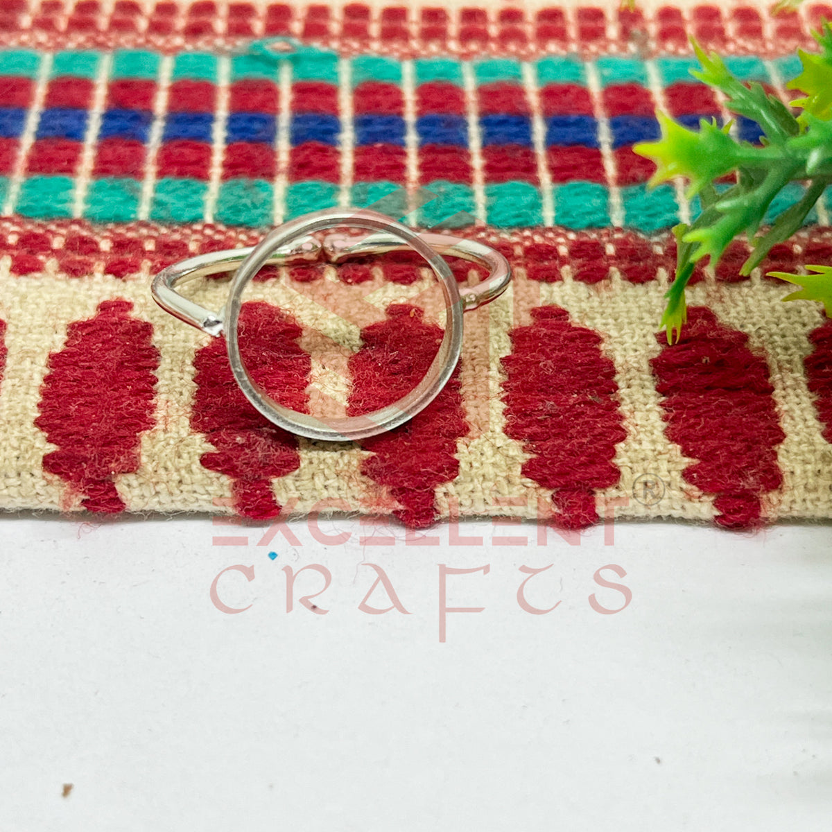 12mm Round Brass Finger Ring