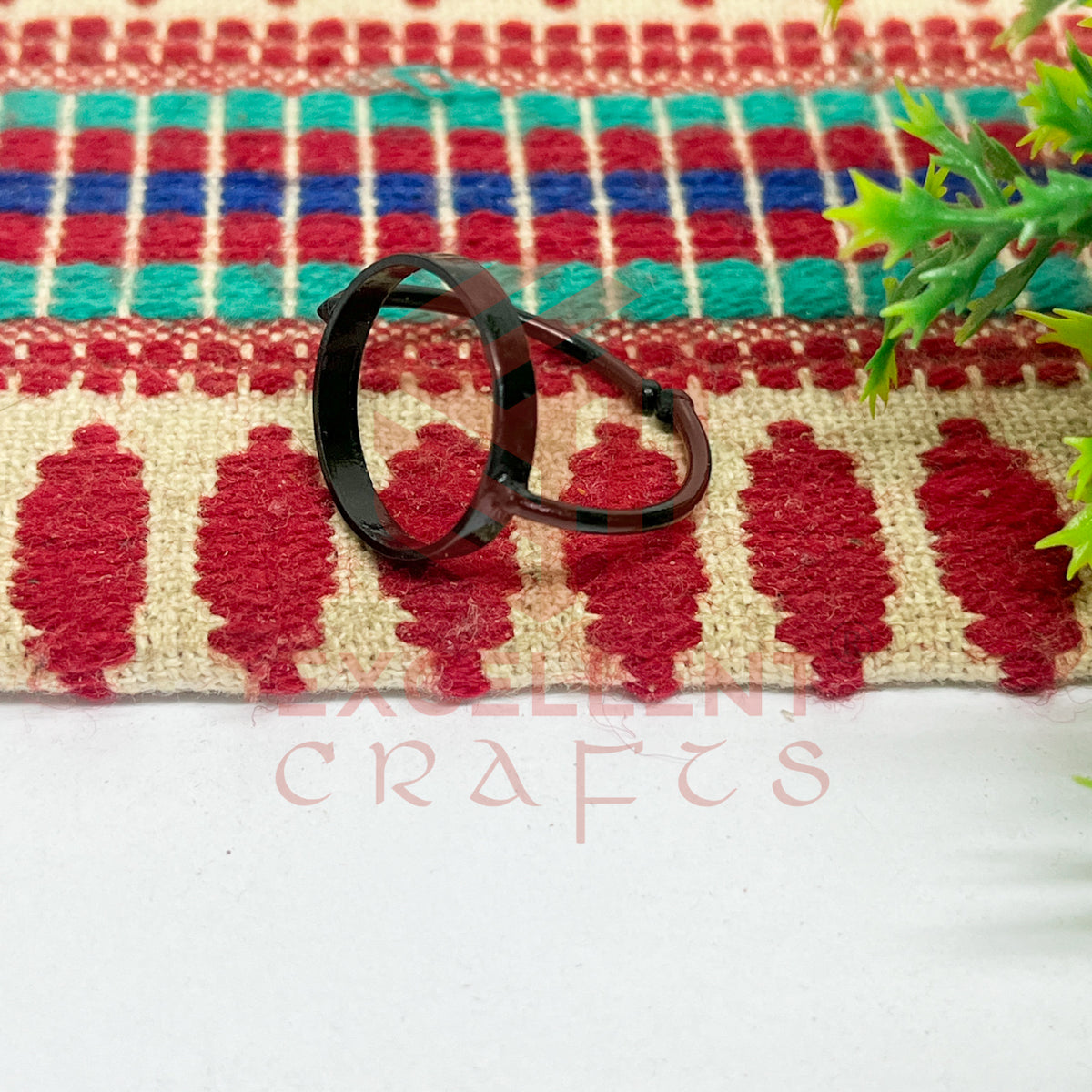 14mm Round Brass Finger Ring