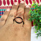 14mm Round Brass Finger Ring