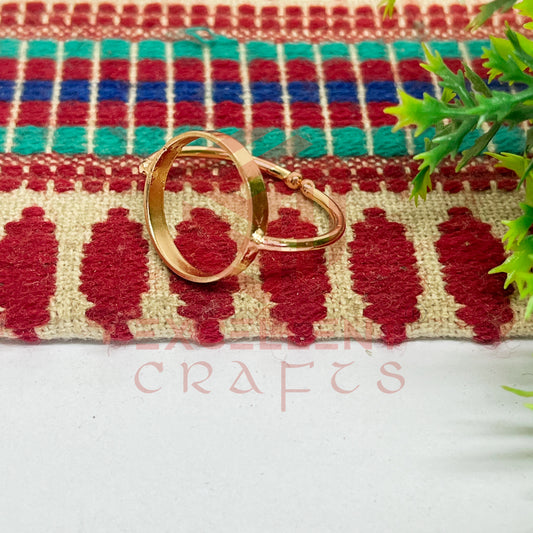 14mm Round Brass Finger Ring