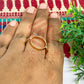 14mm Round Brass Finger Ring