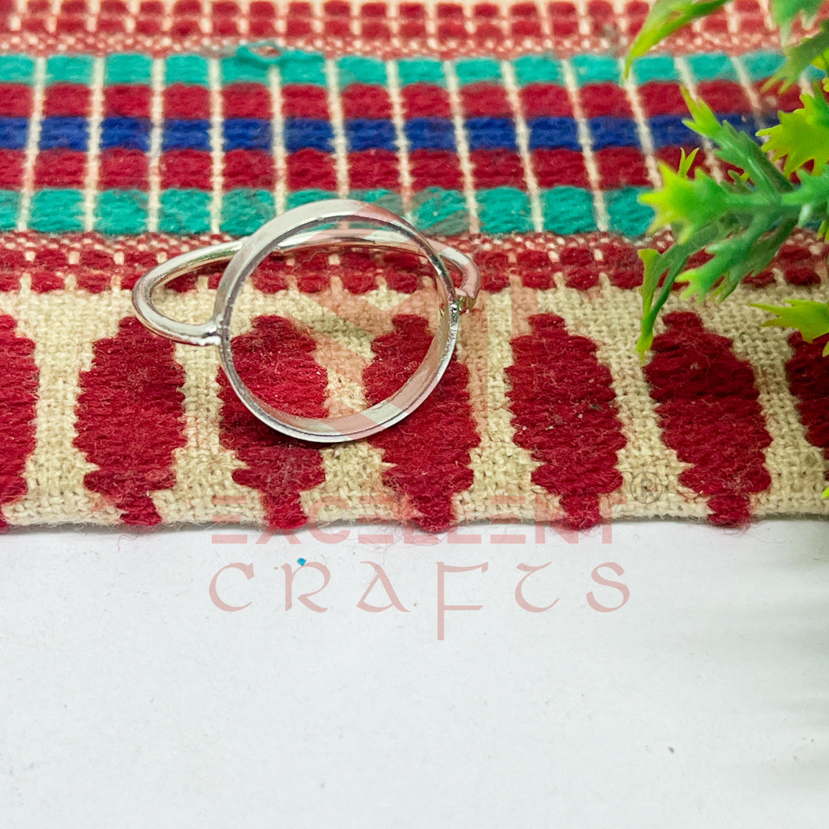 14mm Round Brass Finger Ring