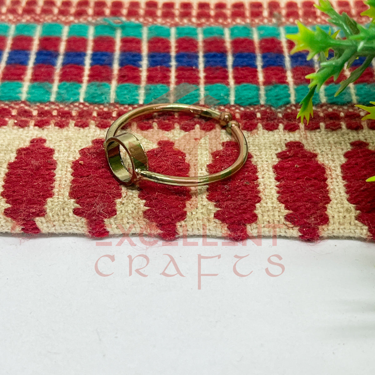 4mm Round Brass Finger Ring