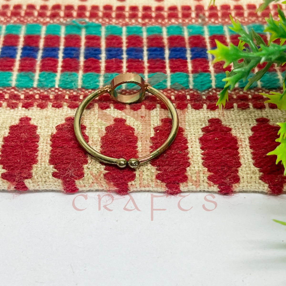 4mm Round Brass Finger Ring