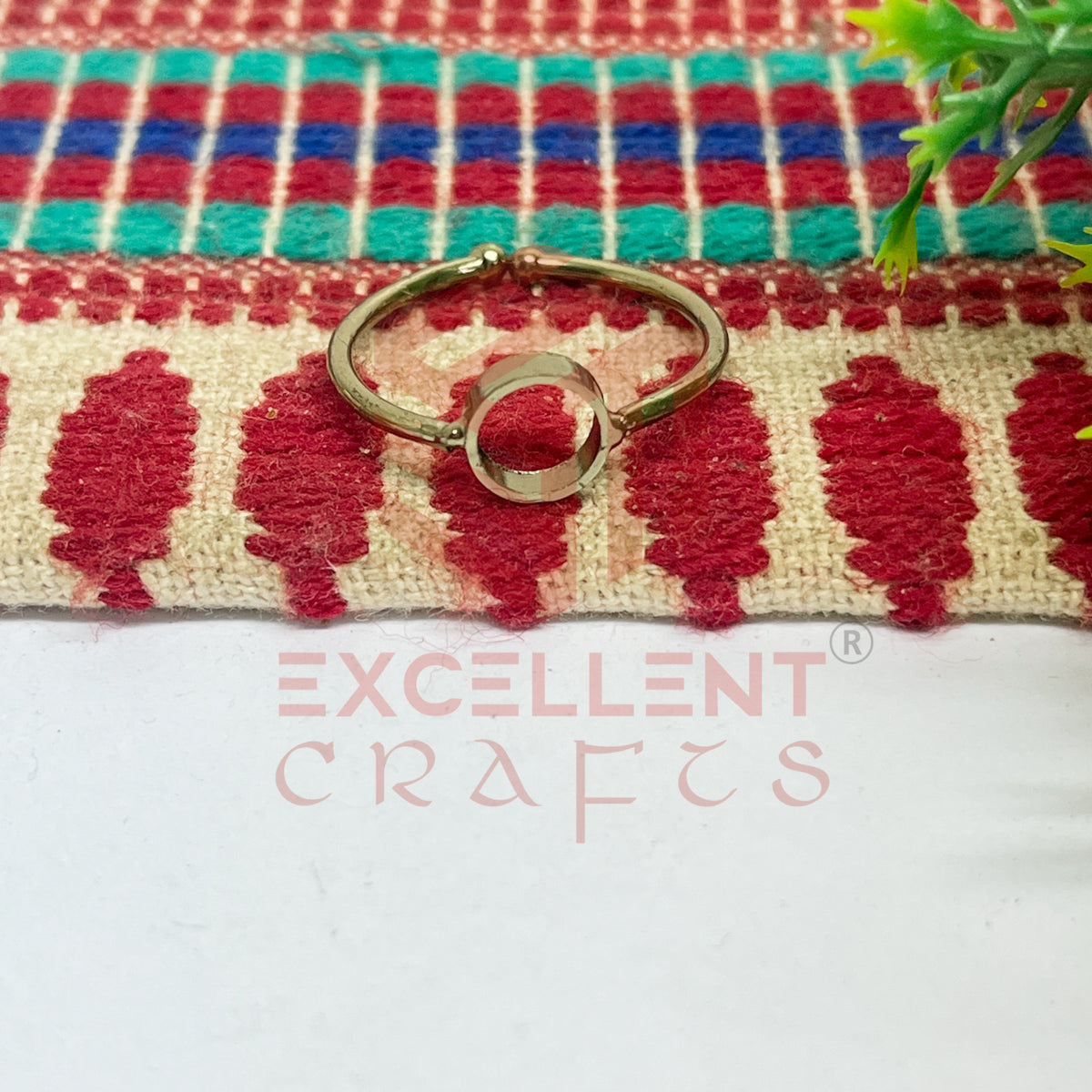 4mm Round Brass Finger Ring