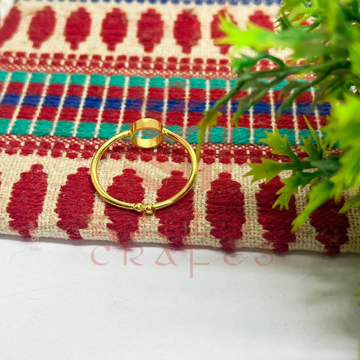 4mm Round Brass Finger Ring