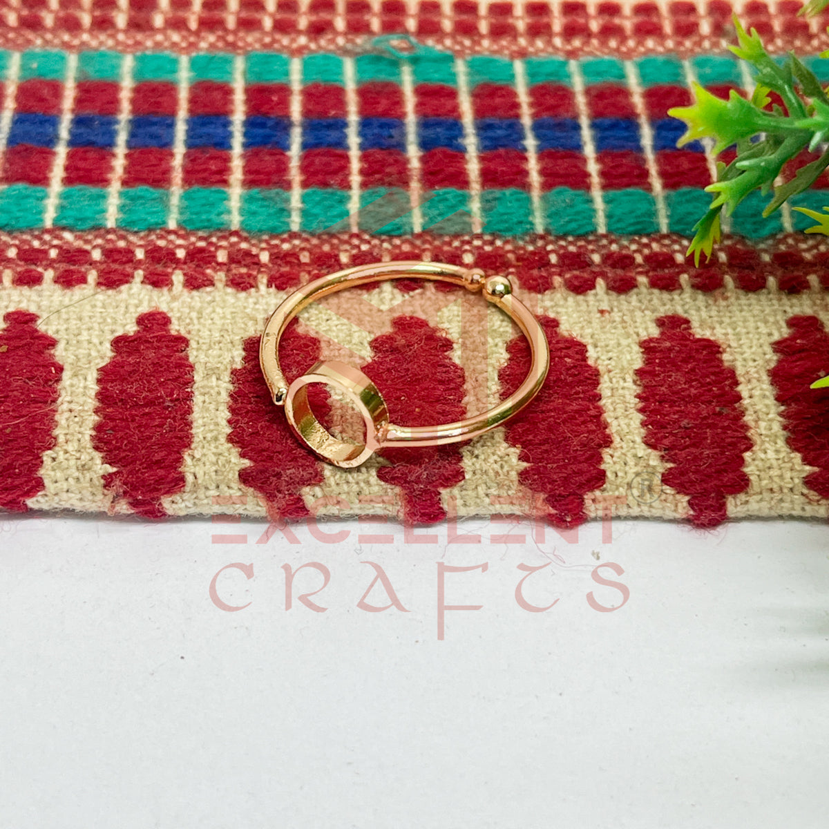 4mm Round Brass Finger Ring