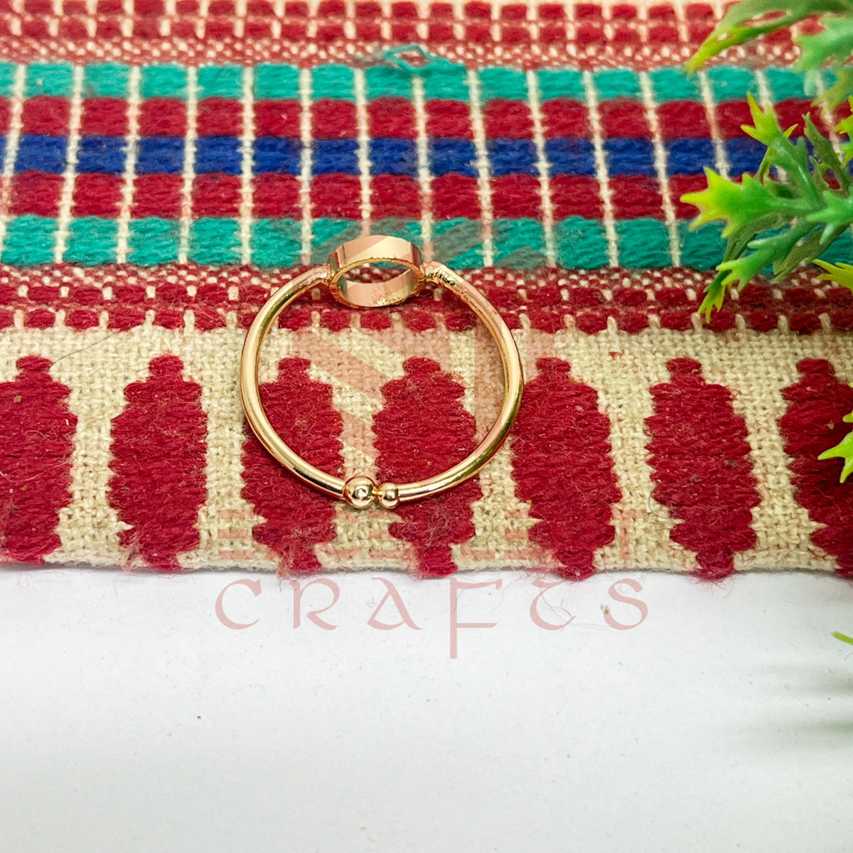 4mm Round Brass Finger Ring