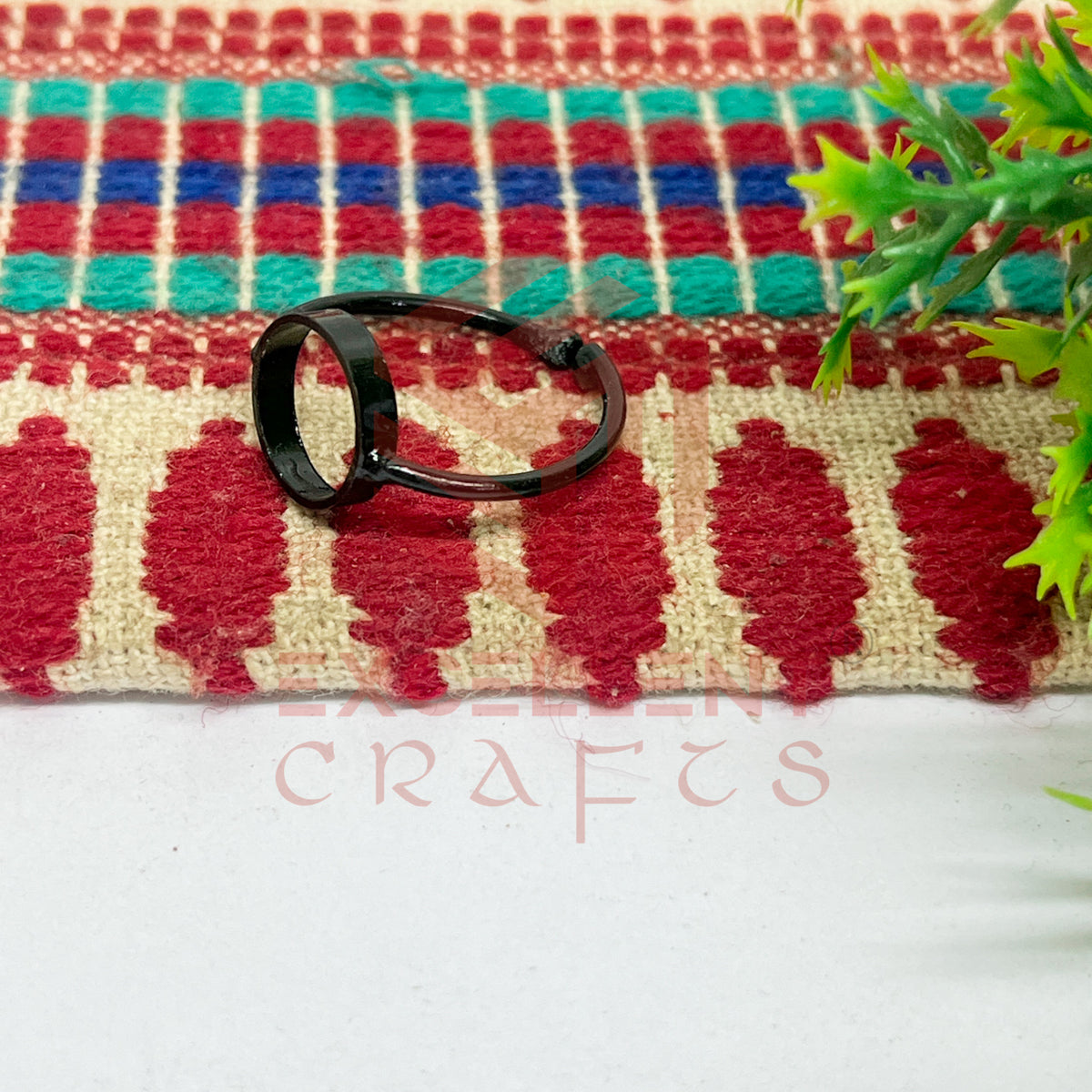 8mm Round Brass Finger Ring
