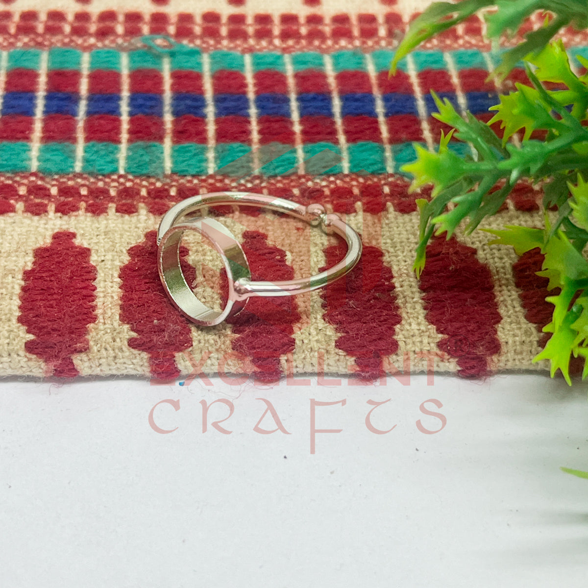 8mm Round Brass Finger Ring