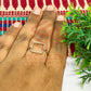 10x10mm Square Brass Finger Ring