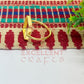 14x14mm Square Brass Finger Ring