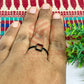 4x4mm Square Brass Finger Ring