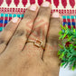4x4mm Square Brass Finger Ring