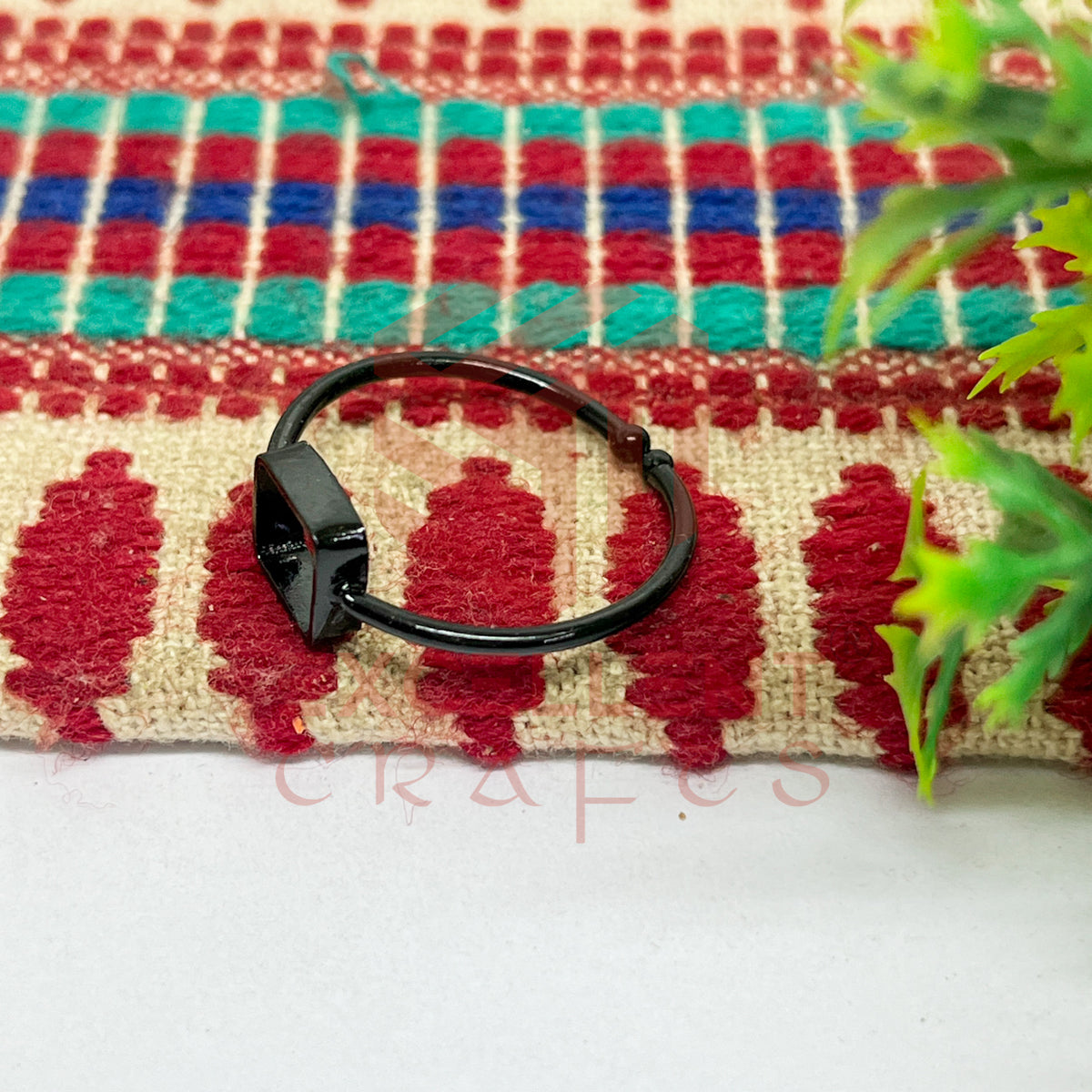 6x6mm Square Brass Finger Ring