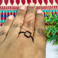 6x6mm Square Brass Finger Ring
