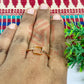 6x6mm Square Brass Finger Ring