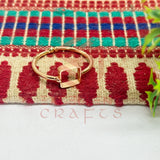 6x6mm Square Brass Finger Ring