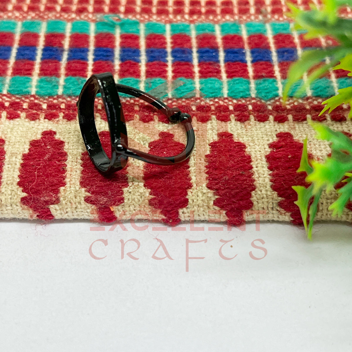 12x18mm Teardrop Brass Finger Ring