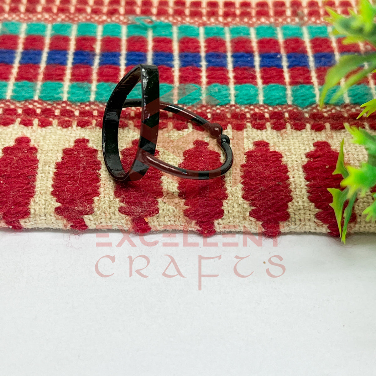 14x20mm Teardrop Brass Finger Ring