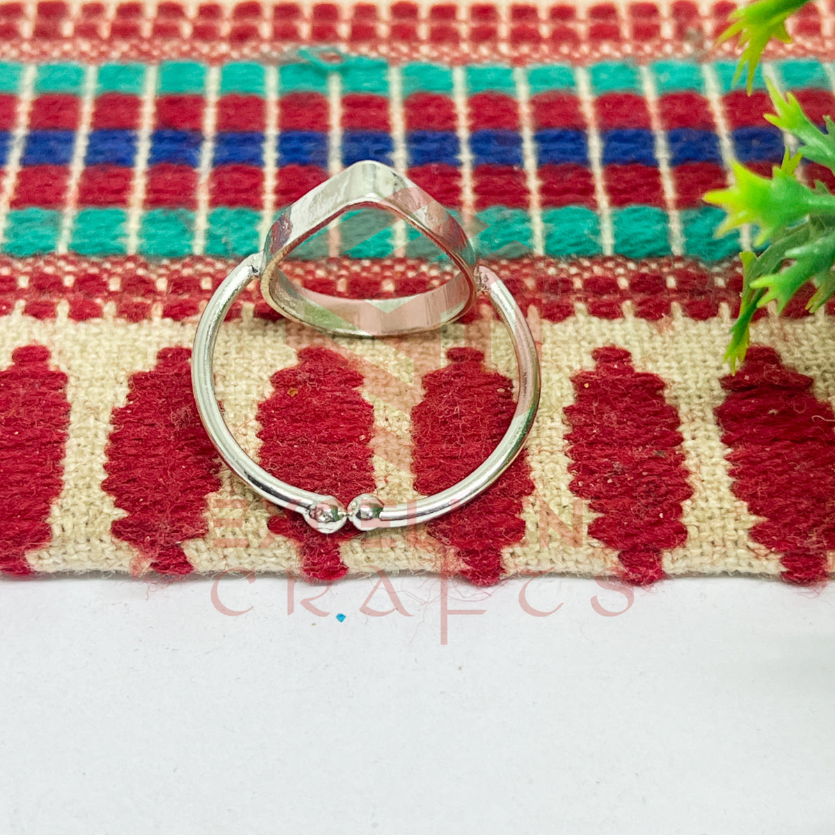 14x20mm Teardrop Brass Finger Ring