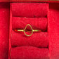 4x7mm Teardrop Brass Finger Ring