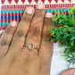 4x7mm Teardrop Brass Finger Ring