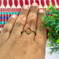 8x12mm Teardrop Brass Finger Ring