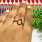 8x12mm Teardrop Brass Finger Ring