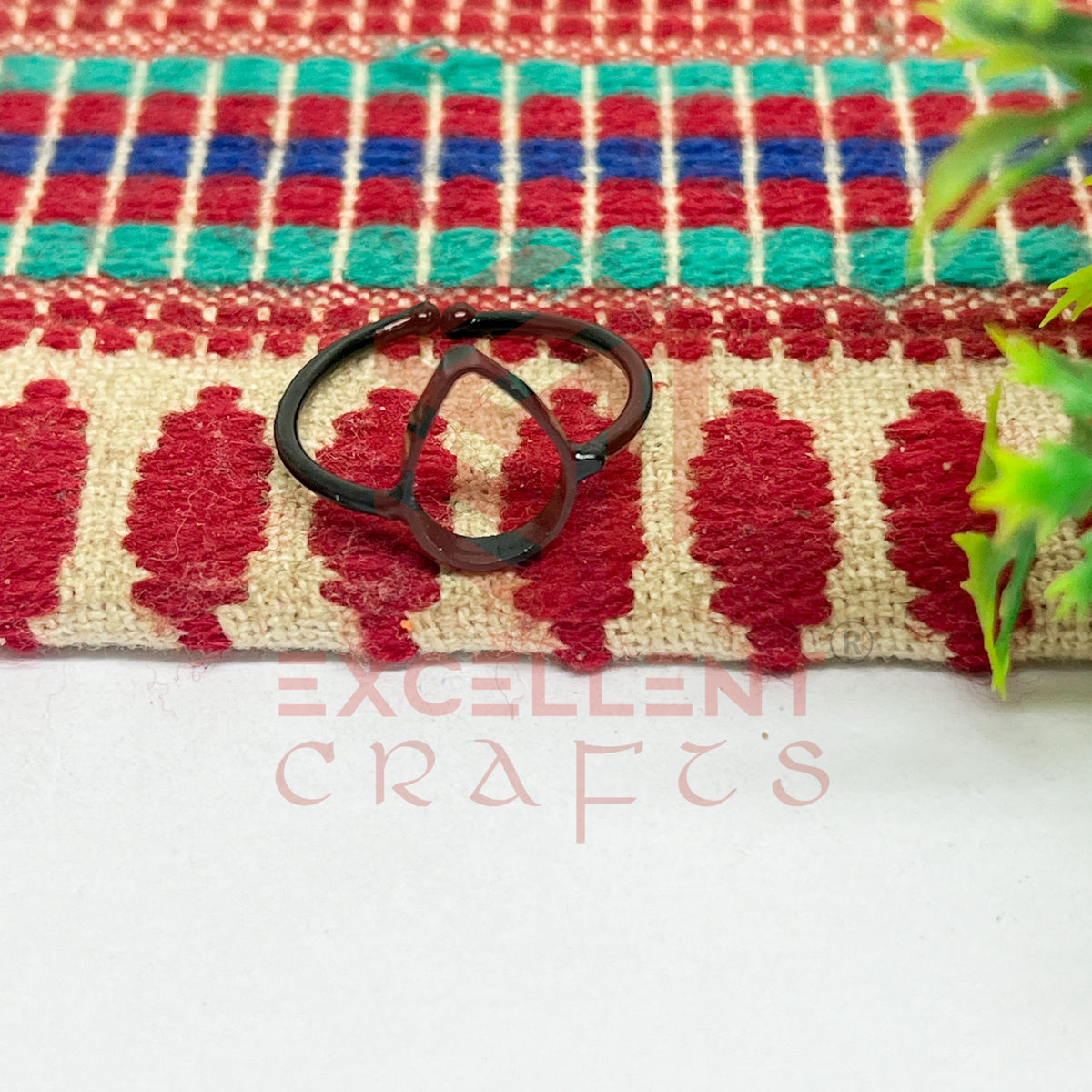 8x12mm Teardrop Brass Finger Ring