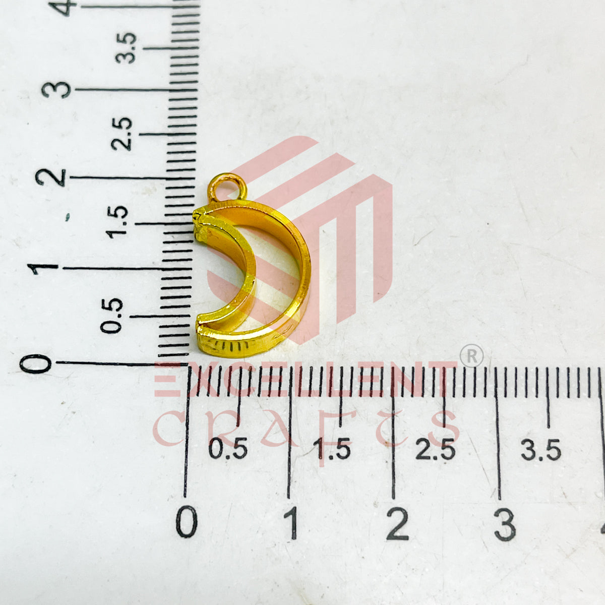 5mm Thickness Open Back Bezel-Halfmoon