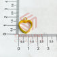 5mm Thickness Open Back Bezel-Heart