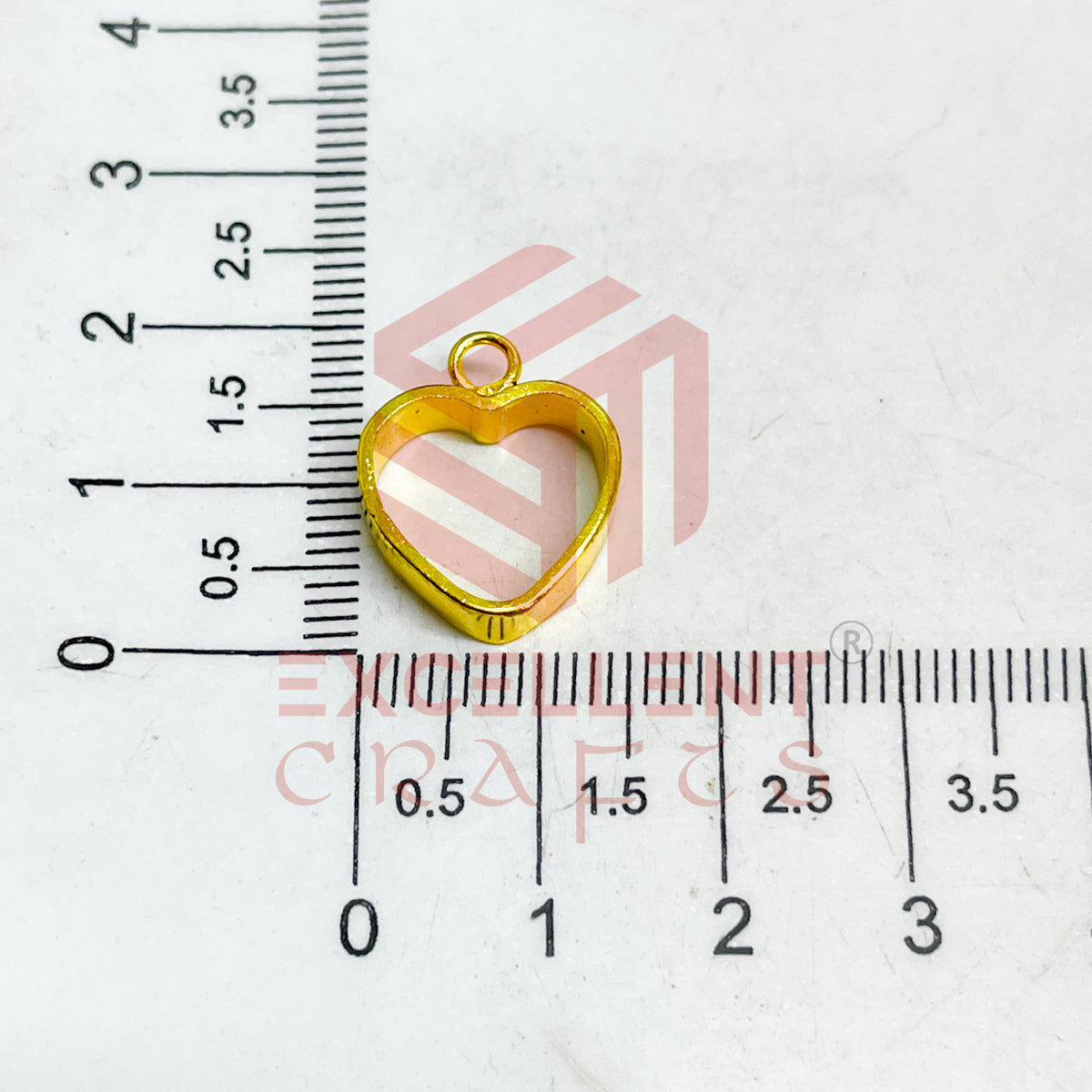 5mm Thickness Open Back Bezel-Heart