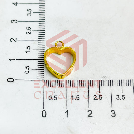 5mm Thickness Open Back Bezel-Heart