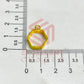5mm Thickness Open Back Bezel-Hexagon