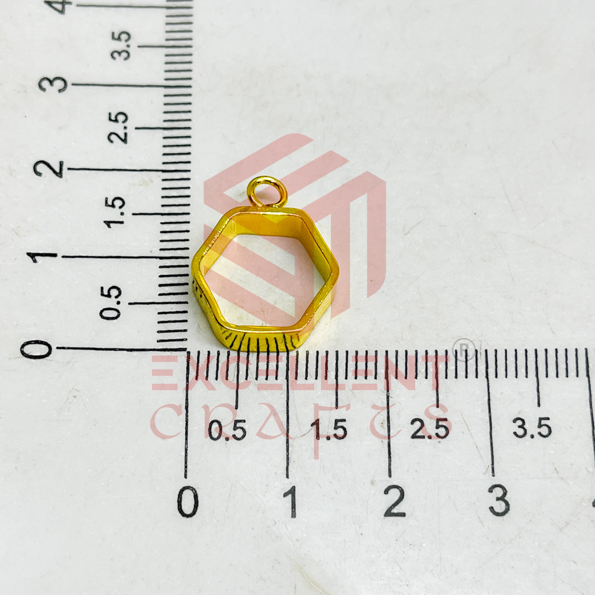 5mm Thickness Open Back Bezel-Hexagon