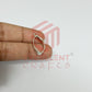 5mm Thickness Open Back Bezel-Long Hexagon