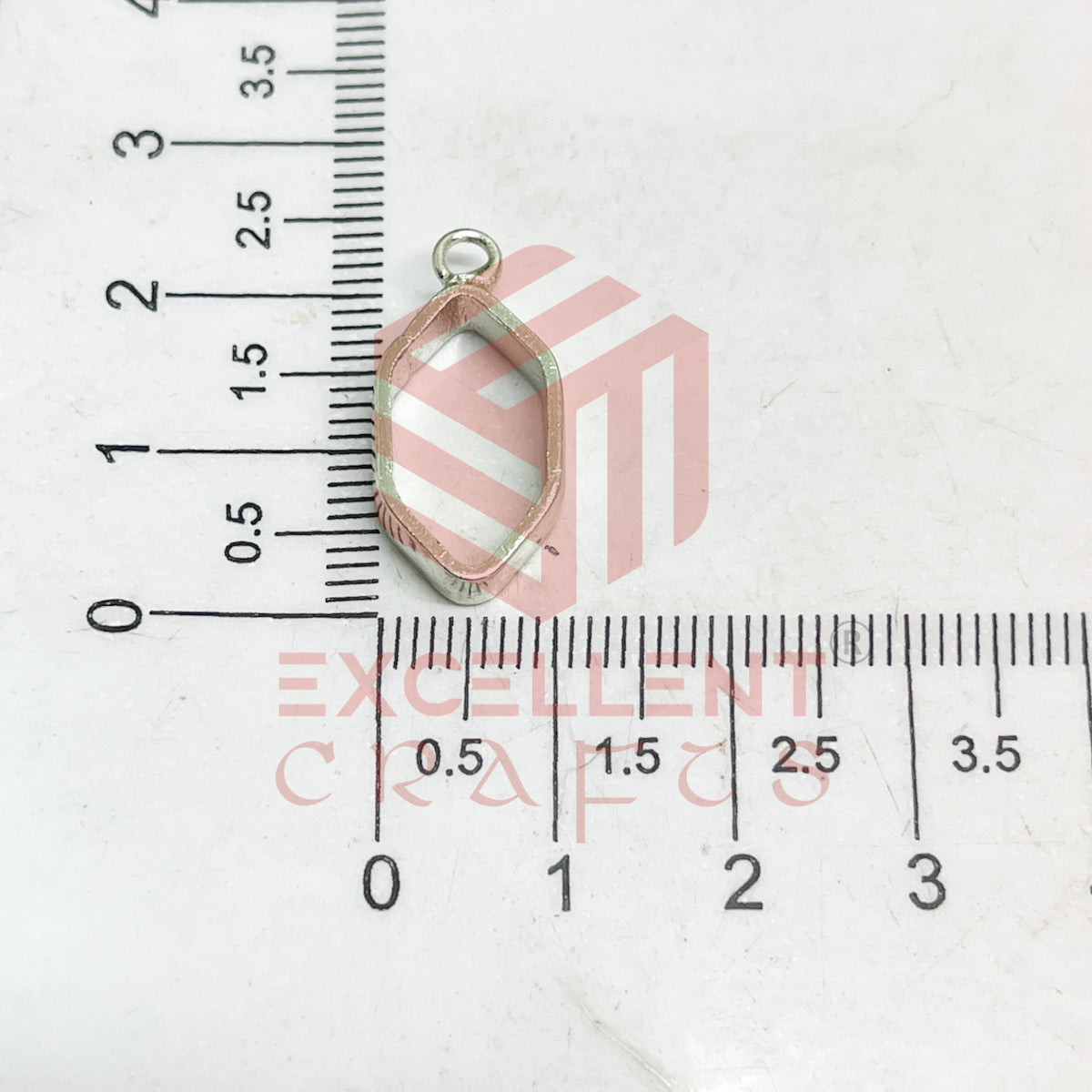 5mm Thickness Open Back Bezel-Long Hexagon