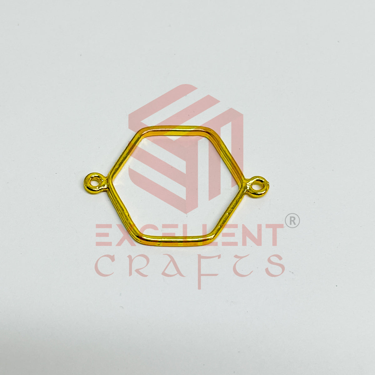 Thin connector medium Hexagon Pointed