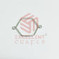 Thin connector medium Hexagon Pointed