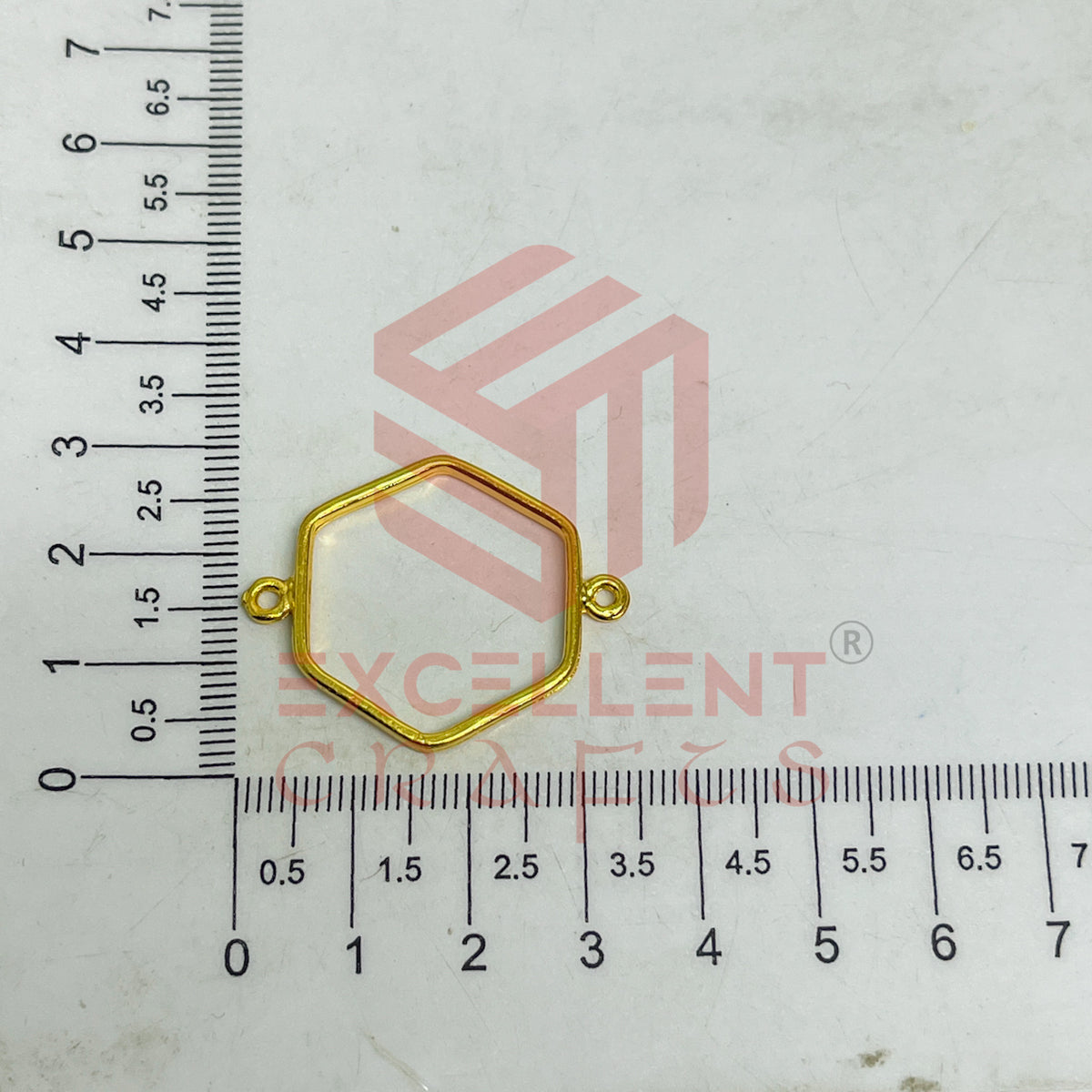 Thin connector medium Hexagon Wide