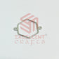 Thin connector medium Hexagon Wide