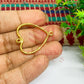 Thin connector medium Heart Pointed