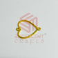 Thin connector medium Heart Pointed
