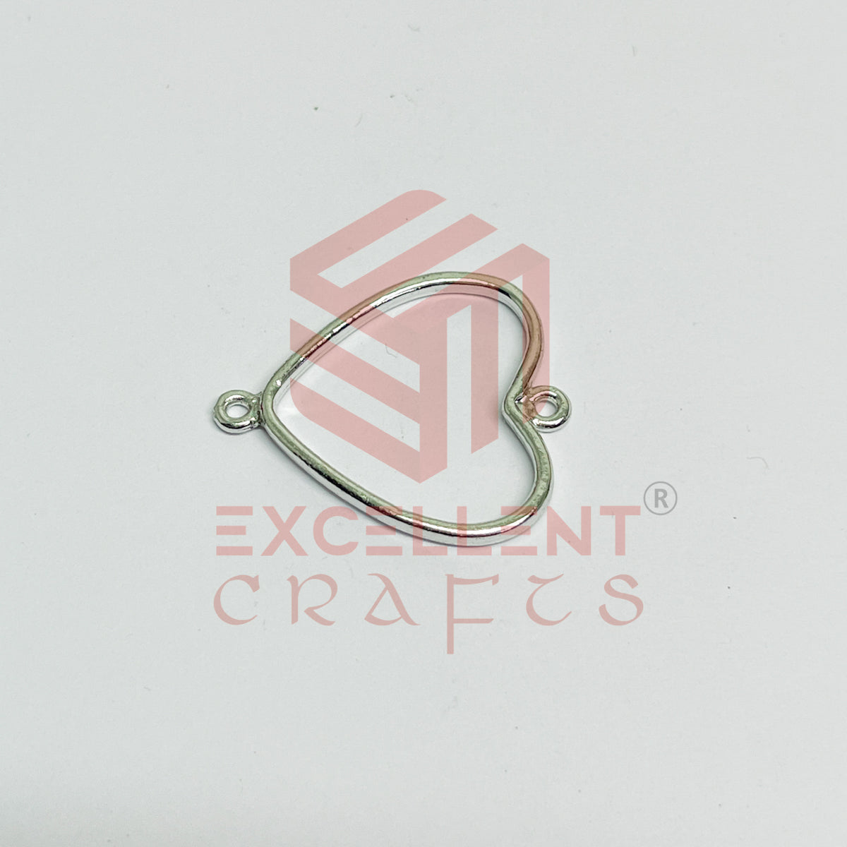 Thin connector medium Heart Pointed